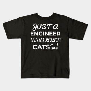 engineer cat owner Kids T-Shirt